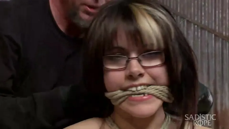 Nerdy whore decided to know what hogtie really means