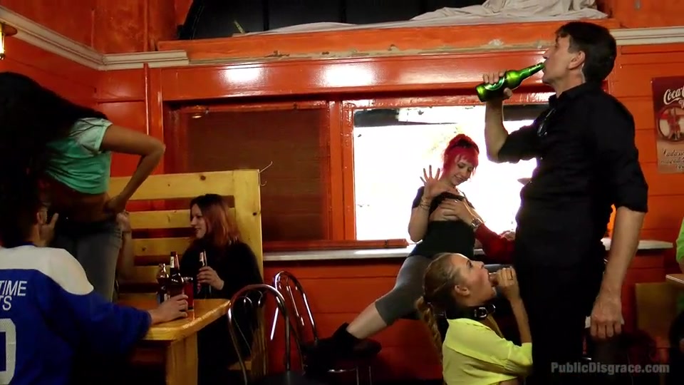 Public sex party in a pub, what a coincidence