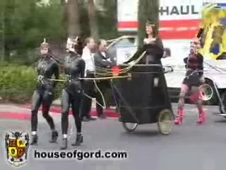 BDSM green energy parade, "bitches as engines" is their slogan